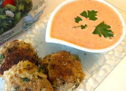 Cookin’ Greens Designer Salmon & Potato Croquettes