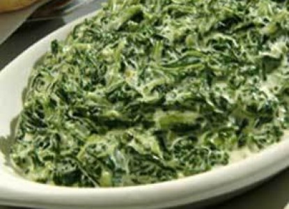 Cookin’ Greens Garlic Creamed Chopped Spinach