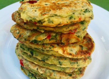 Cookin’ Greens Savory Pancakes