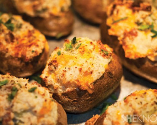 Cookin’ Greens Stuffed Baked Potato
