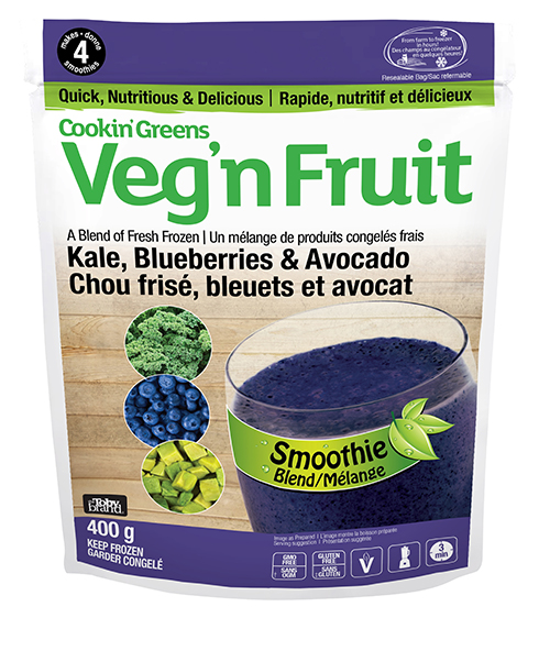 Organic Kale, Blueberries & Avocado Bag