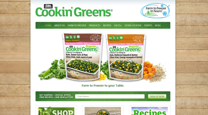 Cookin Greens Launches New Website