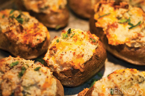 Cookin' Greens Stuffed BBQ Potato