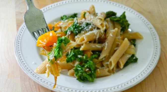 Cookin' Greens Butternut Squash Pasta