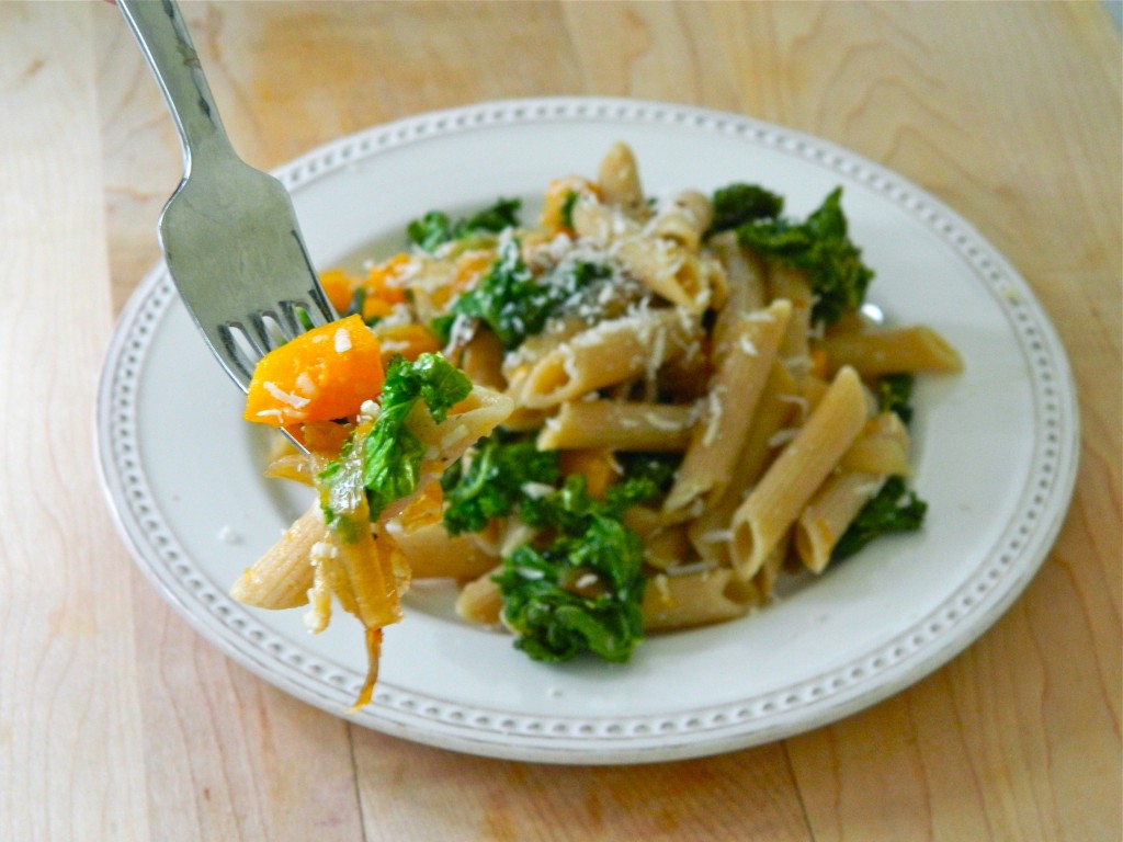 Cookin' Greens Pasta with Butternut Squash