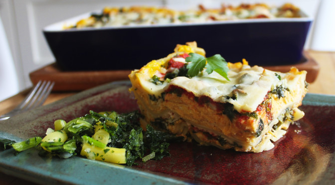 CG Kale & Pumpkin Lasagna