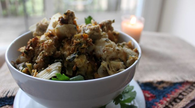 Cookin’ Greens Savoury Kale, Butternut Squash & Quinoa Side-Dish