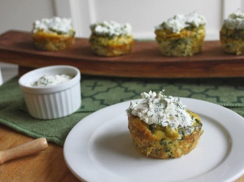 Cookin' Greens Rise and Shine Savoury Cupcakes