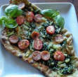 CG Sausage and Greens Pizza