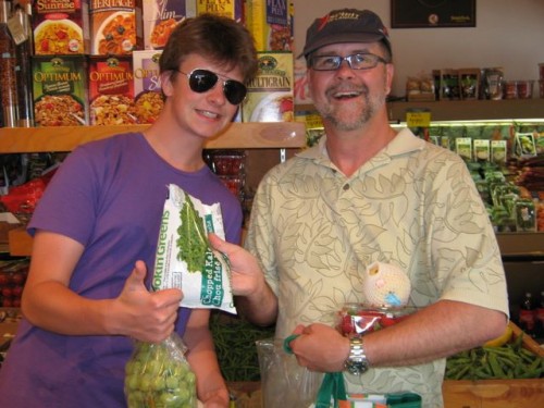 Dad and ‘Billy” endorse Cookin’ Greens! – Thanks