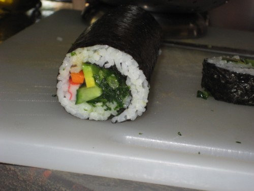 Cookin’ Greens Sushi Roll