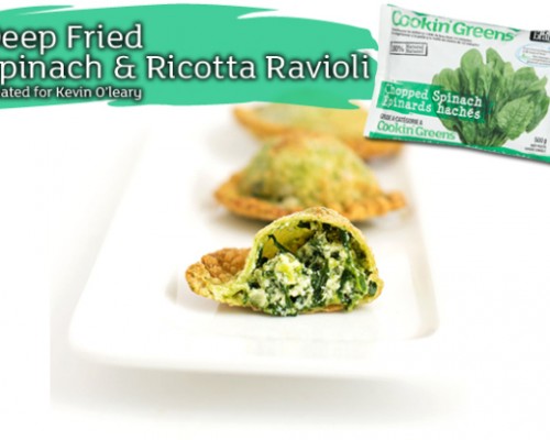 Cookin’ Greens Deep Fried Spinach Ravioli