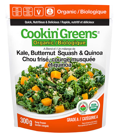 Cookin'Greens Kale, Butternut Squash & Quinoa